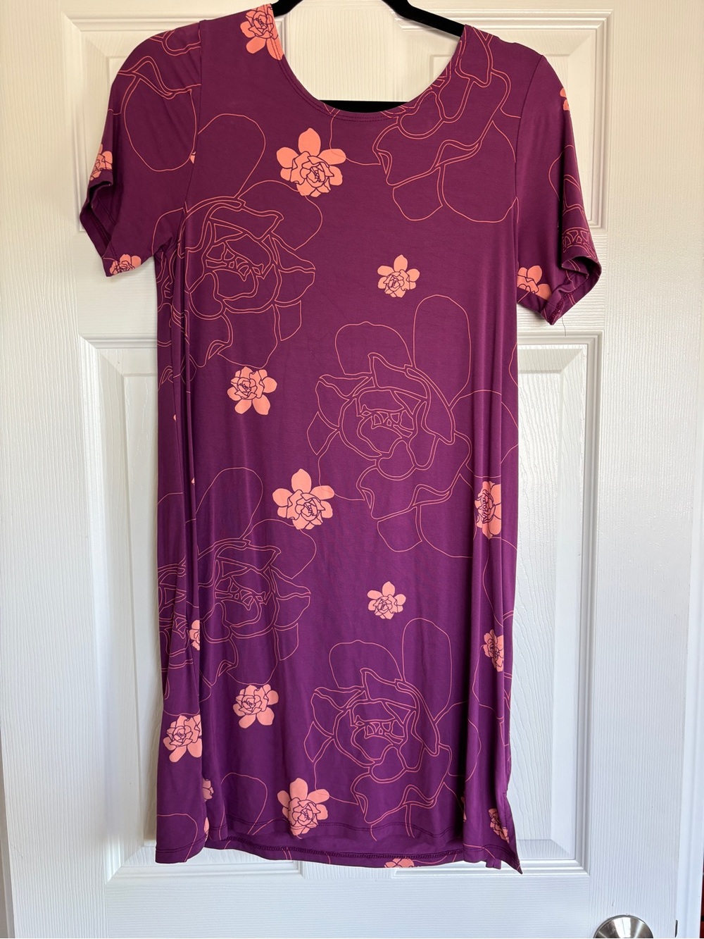 Sig Zane/Fighting Eel Dress Leslie In Plum Kiele Print